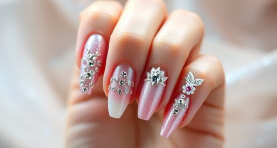 elegant party ready princess nails