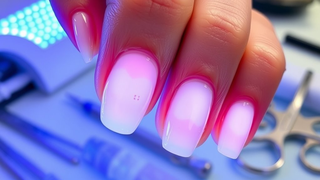 ensure proper gel curing