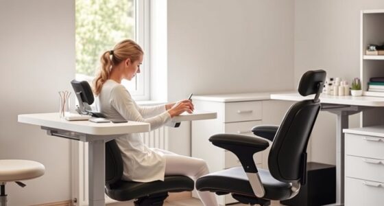ergonomic nail salon design