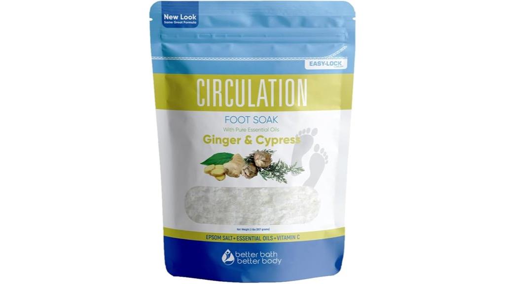 essential oil foot soak pouch