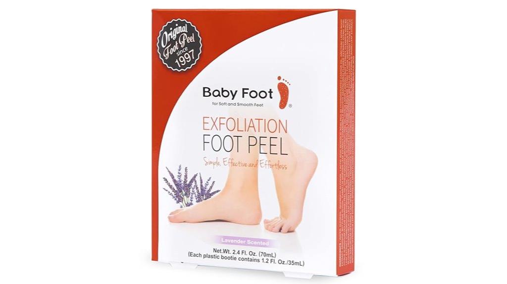 exfoliating baby foot peel