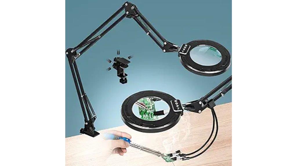 extended swing arm lamp