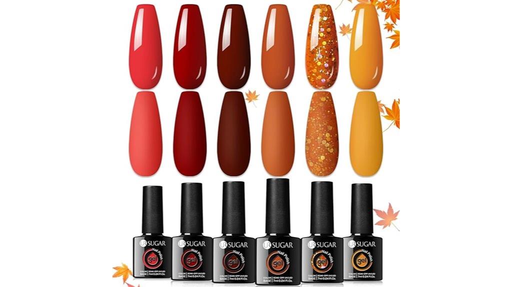 fall winter nail colors