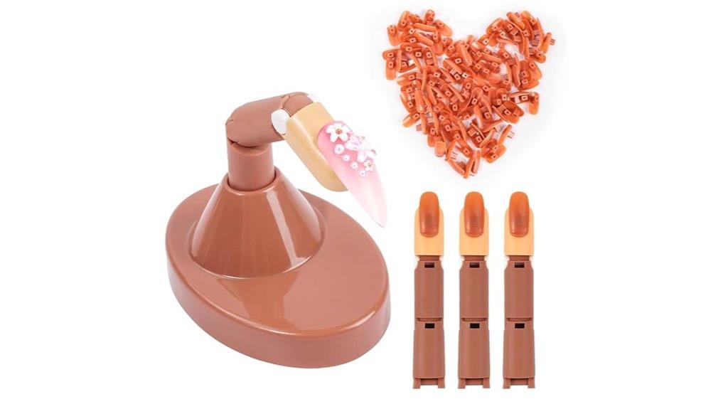 flexible nail practice fingers
