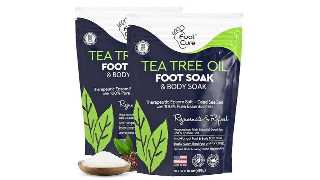 foot soak with tea tree
