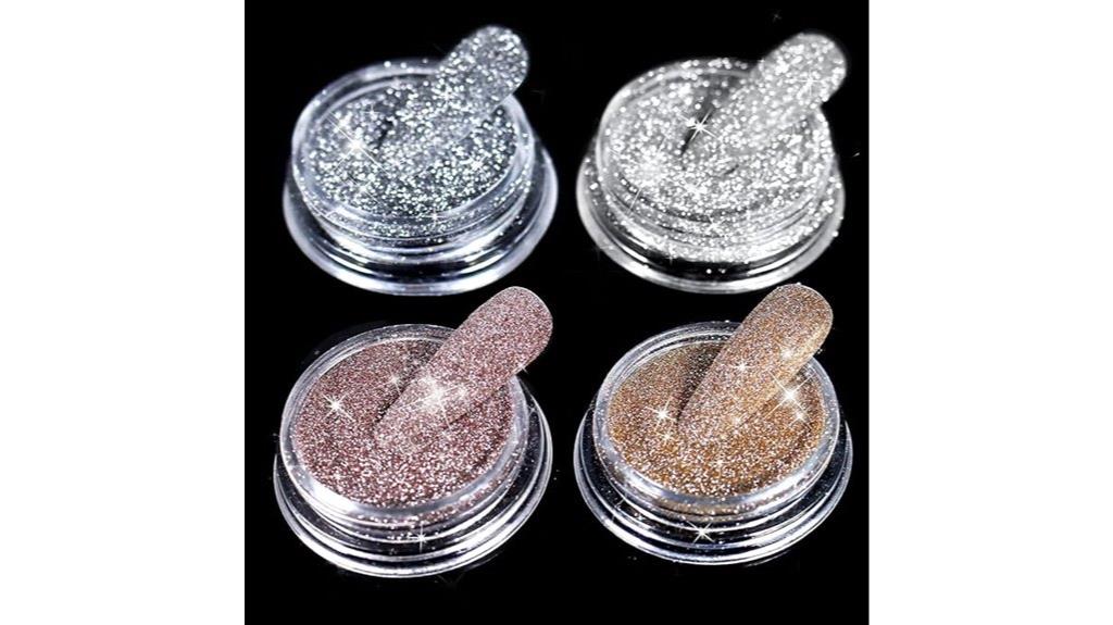 four color diamond glitter