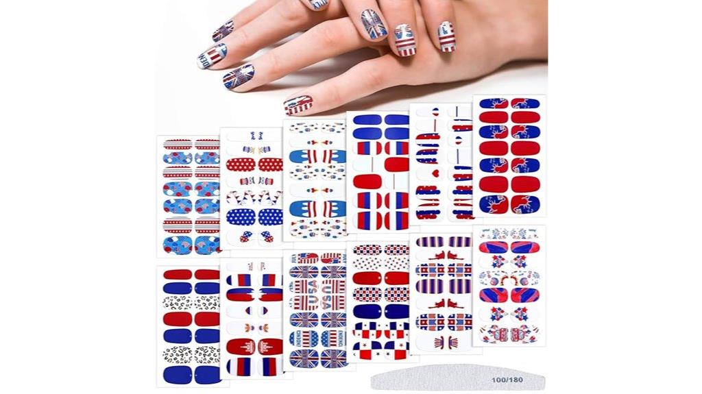 fourth of july nail stickers