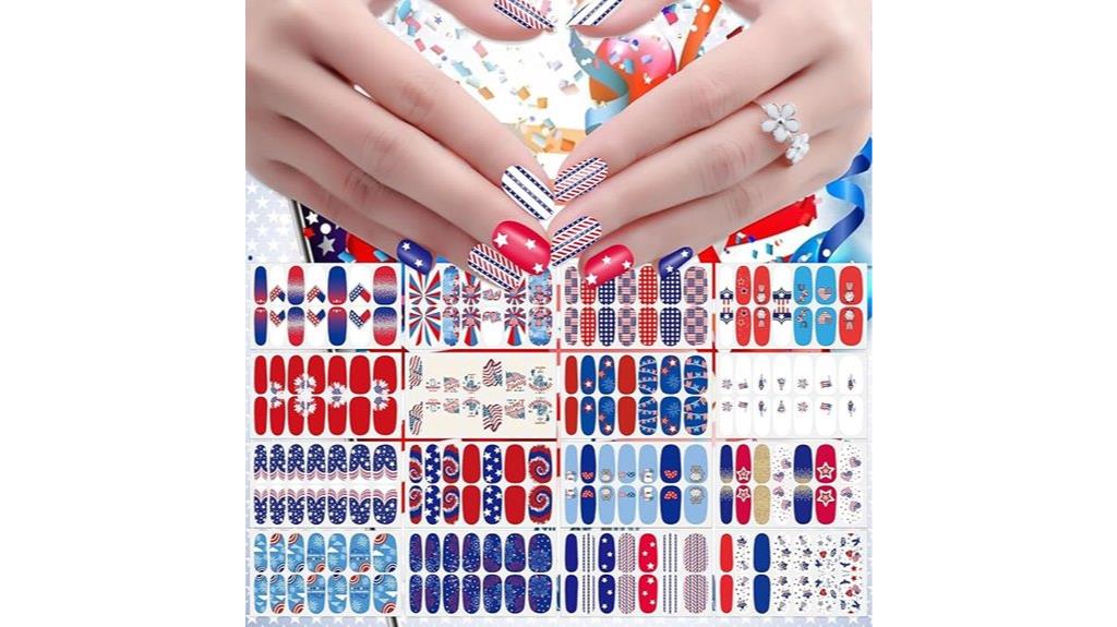 fourth of july nail wraps