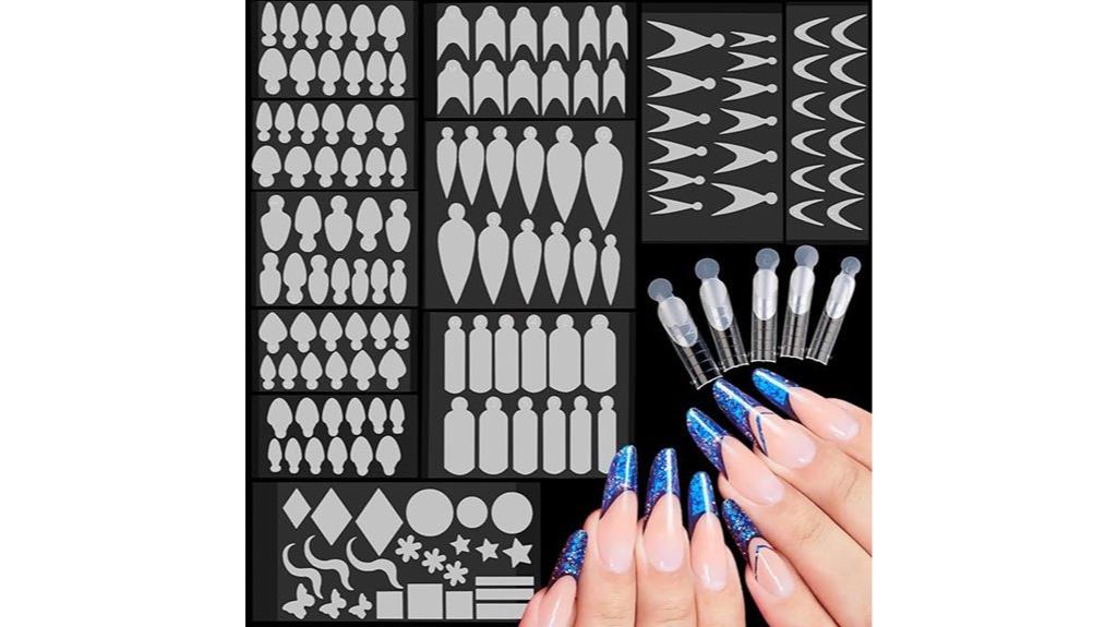 french nail form stickers