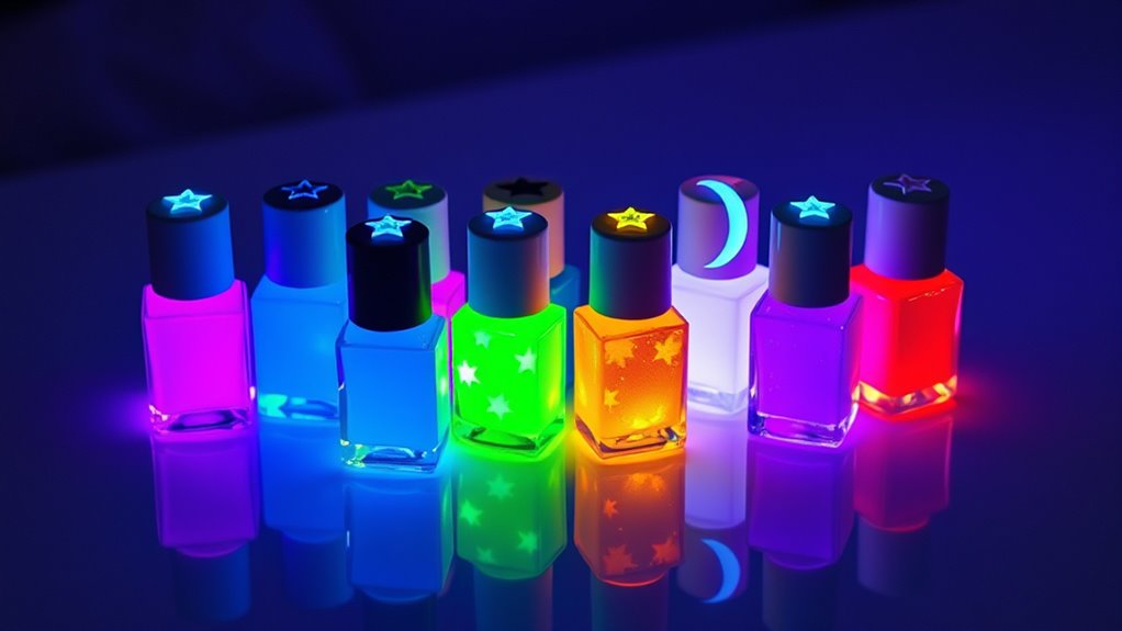 fun nighttime nail polishes