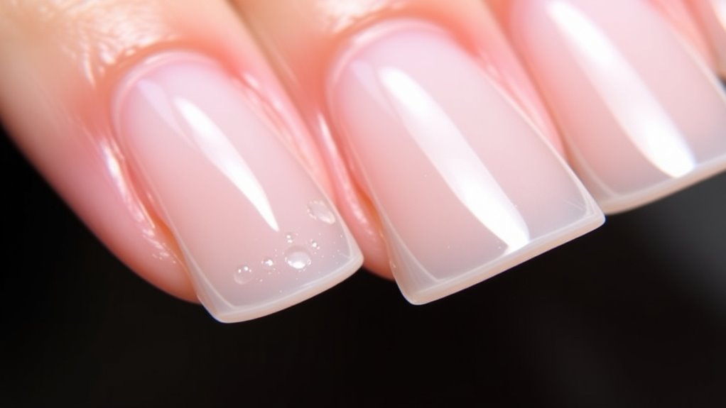 gel extensions lifting early