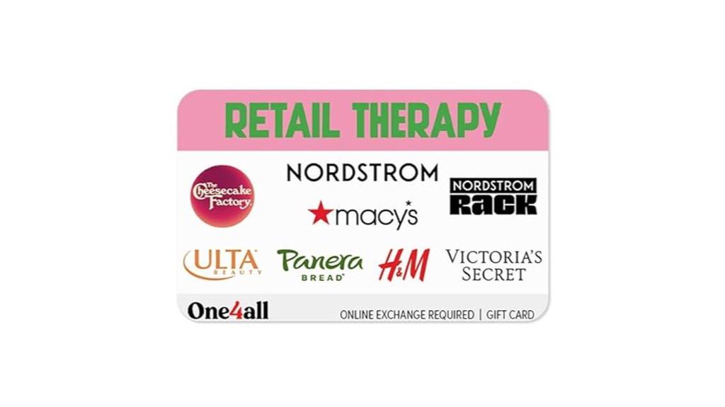 gift cards for shopping