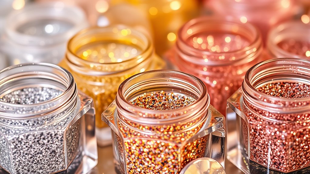 glitter size color durability