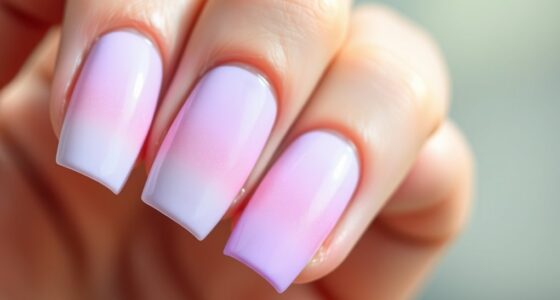 gradient sponge nail art