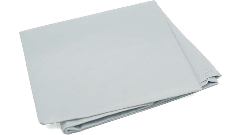 gray nylon dust cover