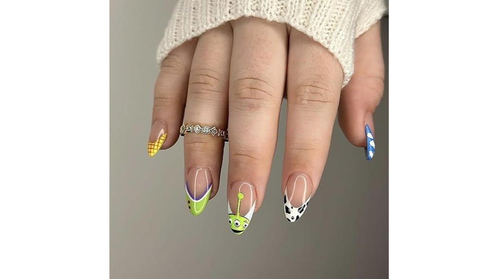 halloween cartoon nail set