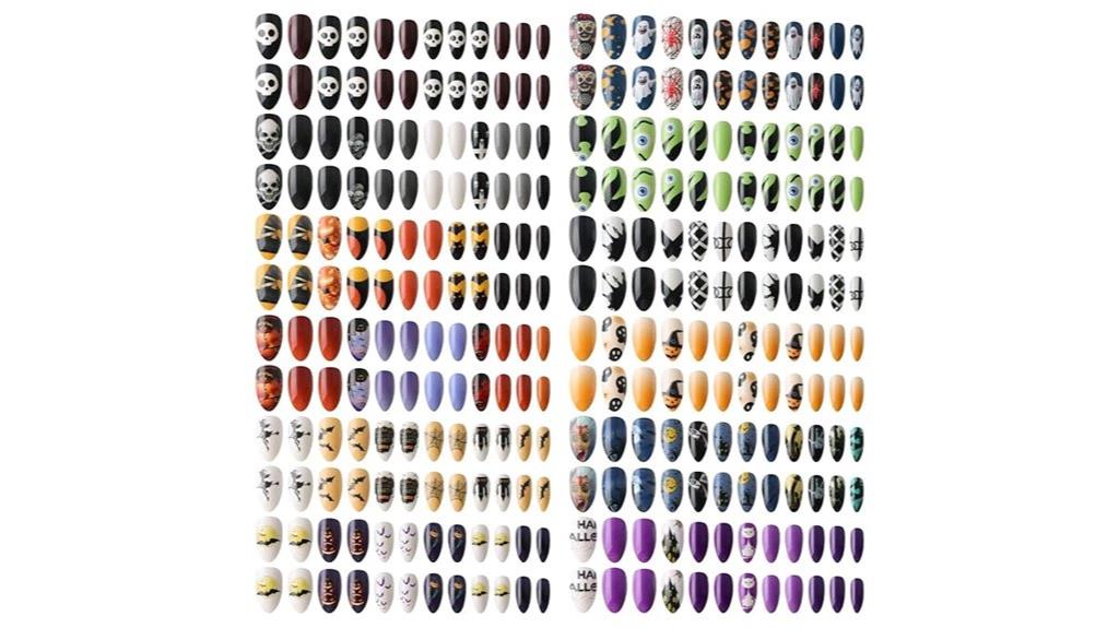 halloween fake nail set