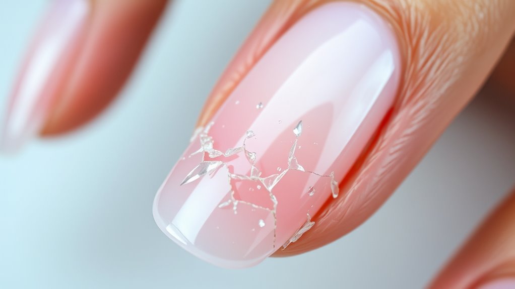 handle broken acrylic nails