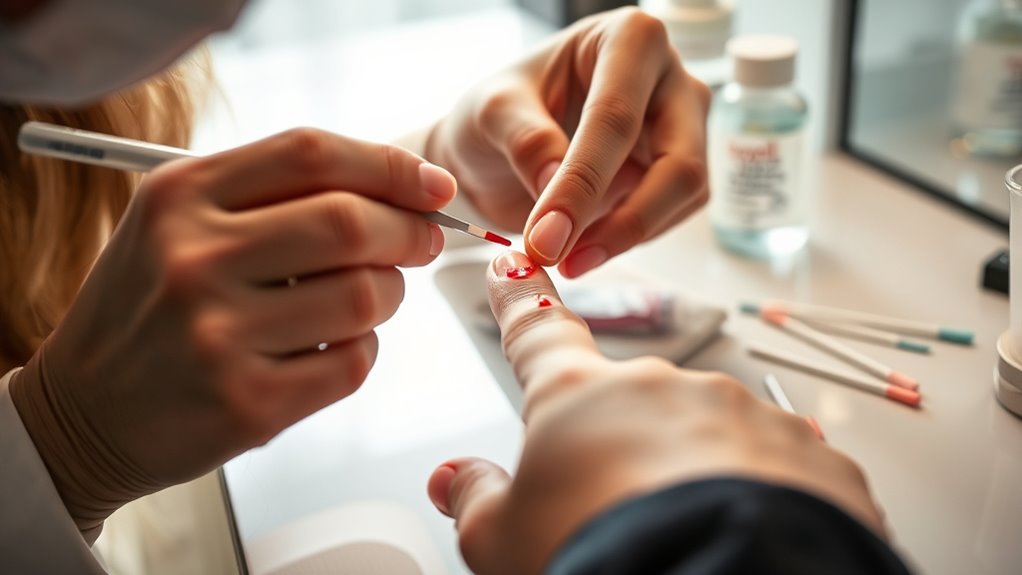 handle nail salon injuries carefully