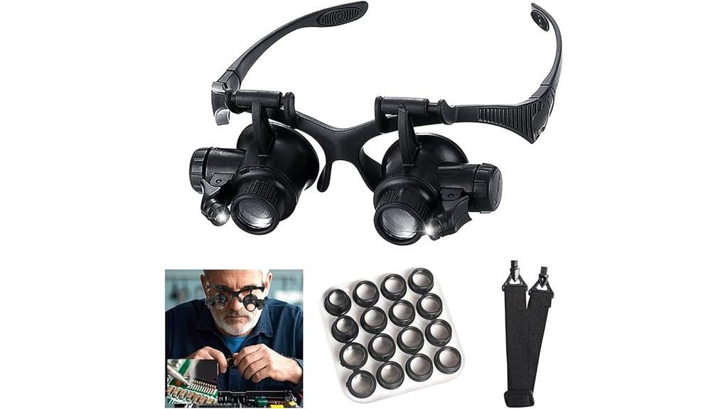 hands free led magnifier