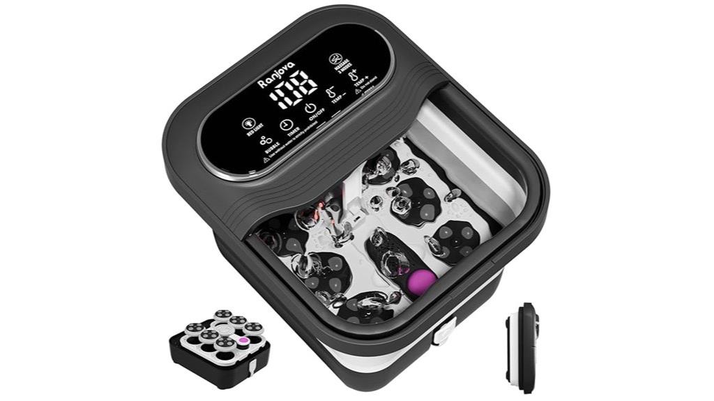 heated bubble foot spa