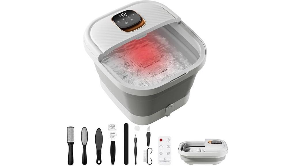 heated touchscreen foot spa