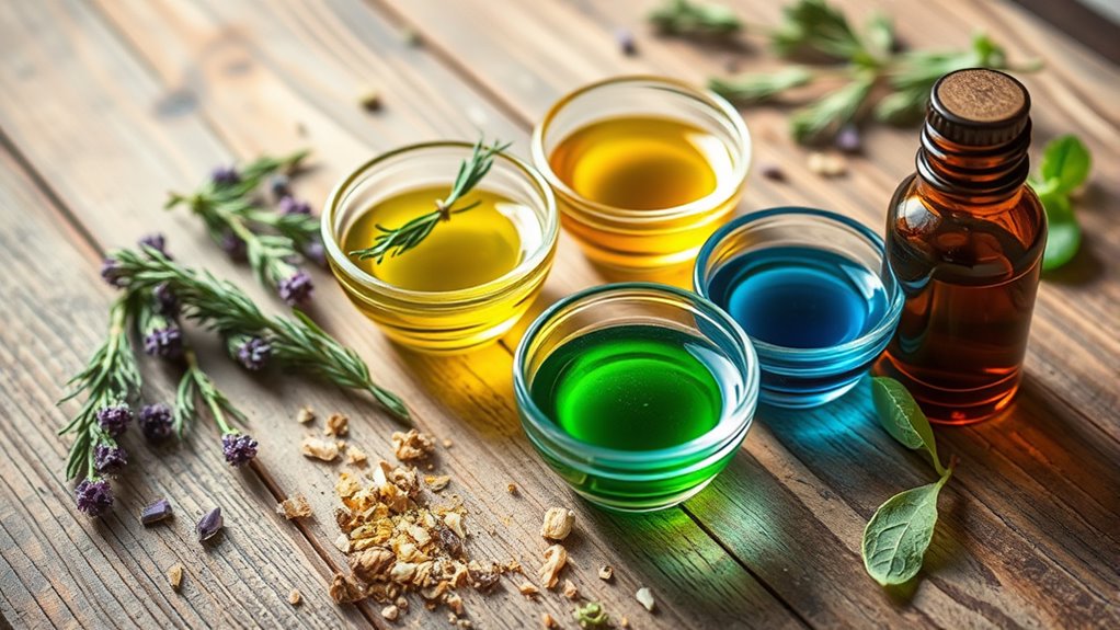herbal infused nourishing nail oil