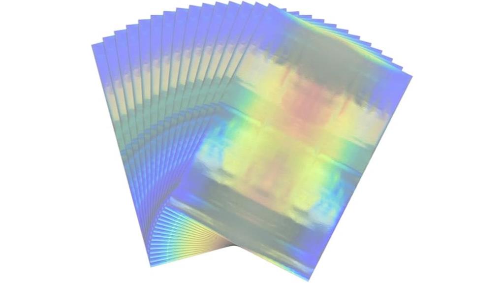 holographic craft foil sheets