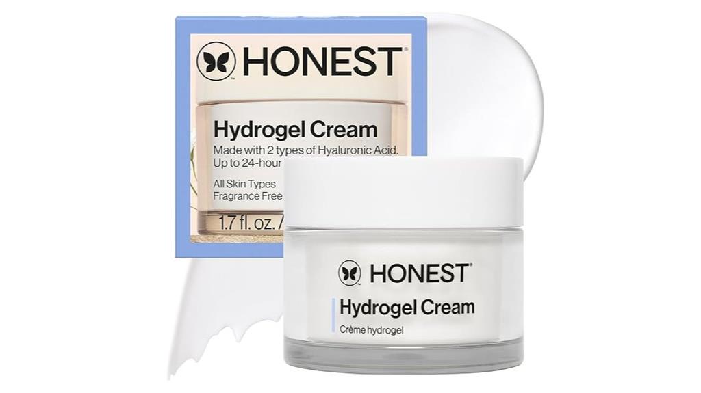 hydrating hyaluronic hydrogel cream