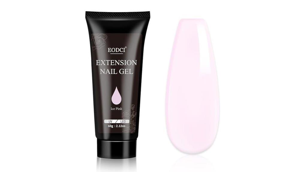 ice pink poly nail gel