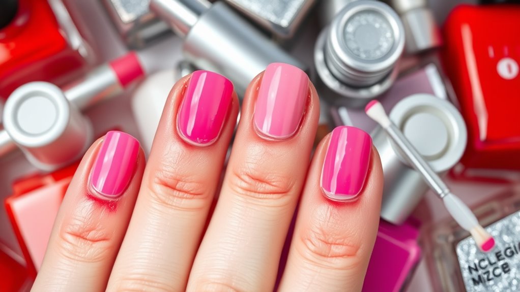 identify nail allergy symptoms