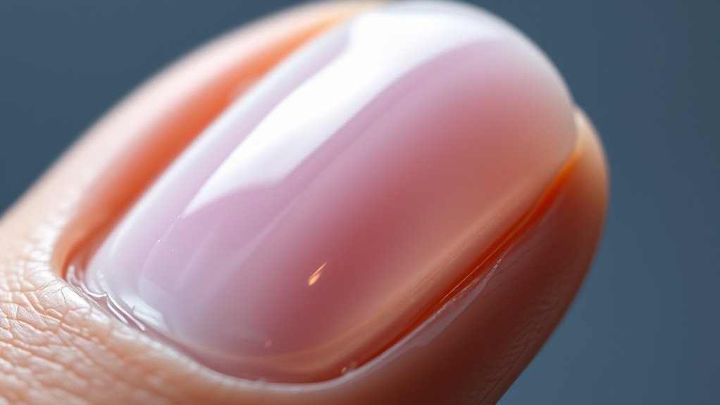 keratin drives nail growth