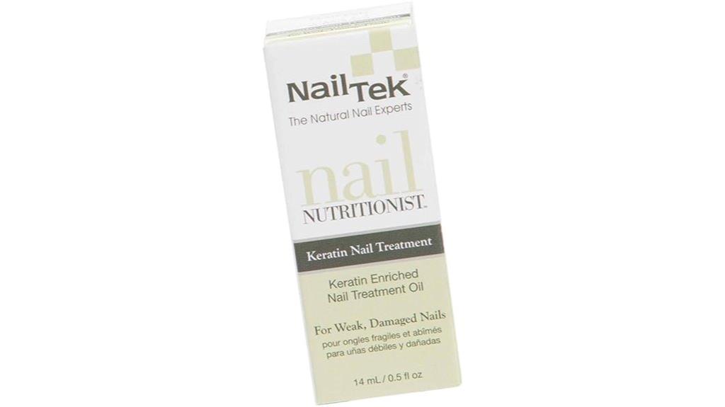keratin enriched nail oil