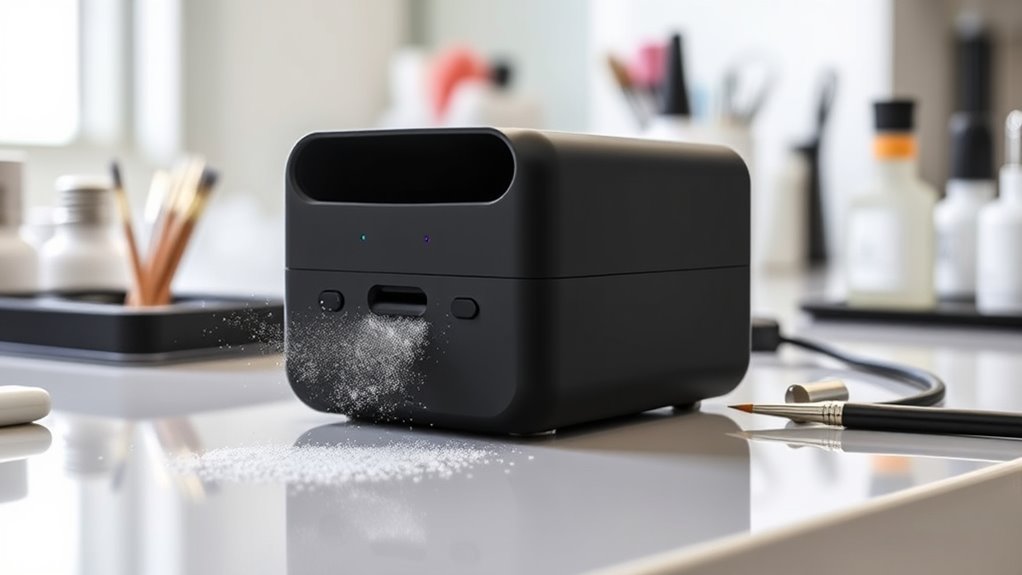 key portable nail dust features