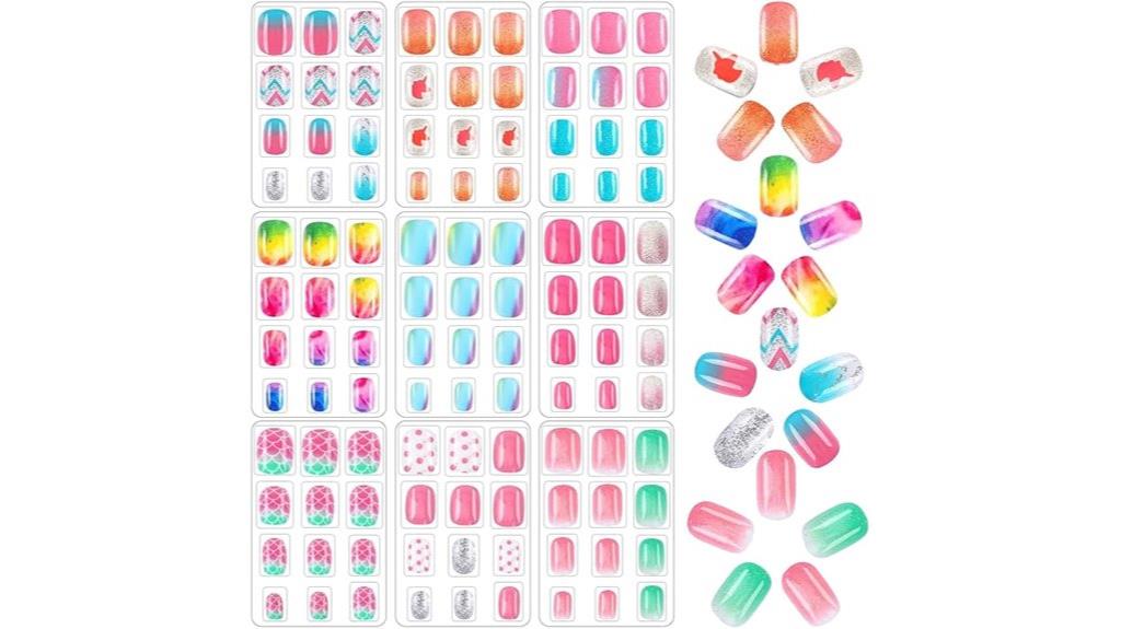 kids fake nail set