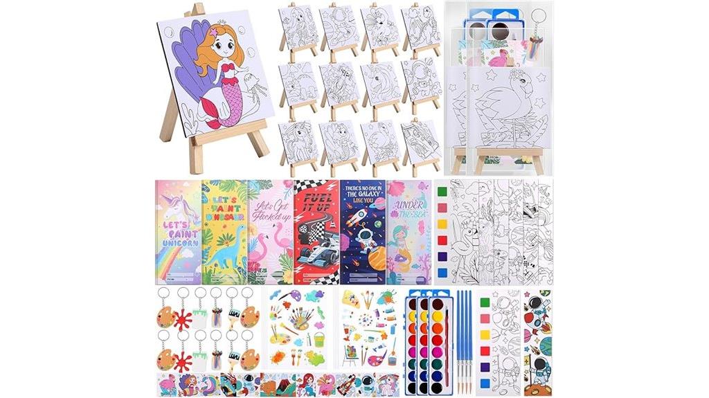 kids graduation paint favors