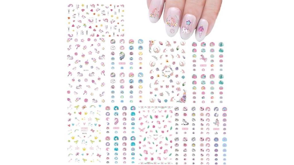 kids nail decor stickers
