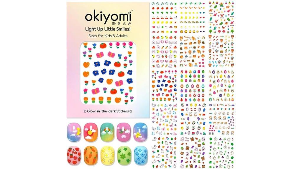 kids nail sticker sheets