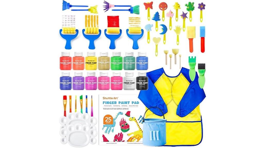 kids washable paint set