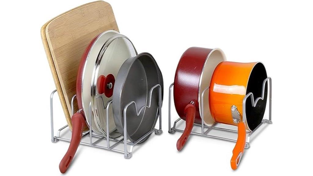 kitchen cabinet lid organizer