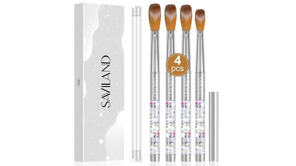 kolinsky acrylic nail brush set