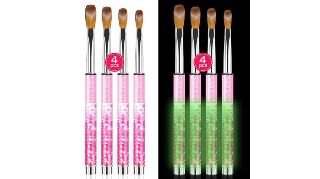 kolinsky acrylic nail brushes