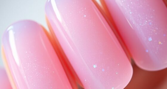 korean glassy jelly nails