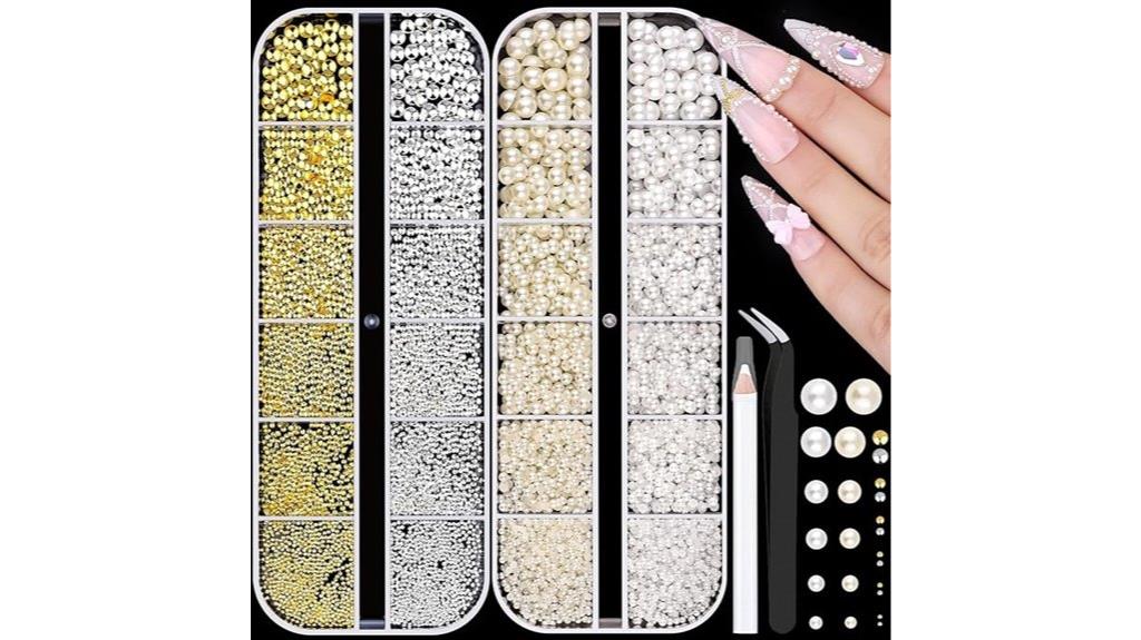 large nail decoration assortment
