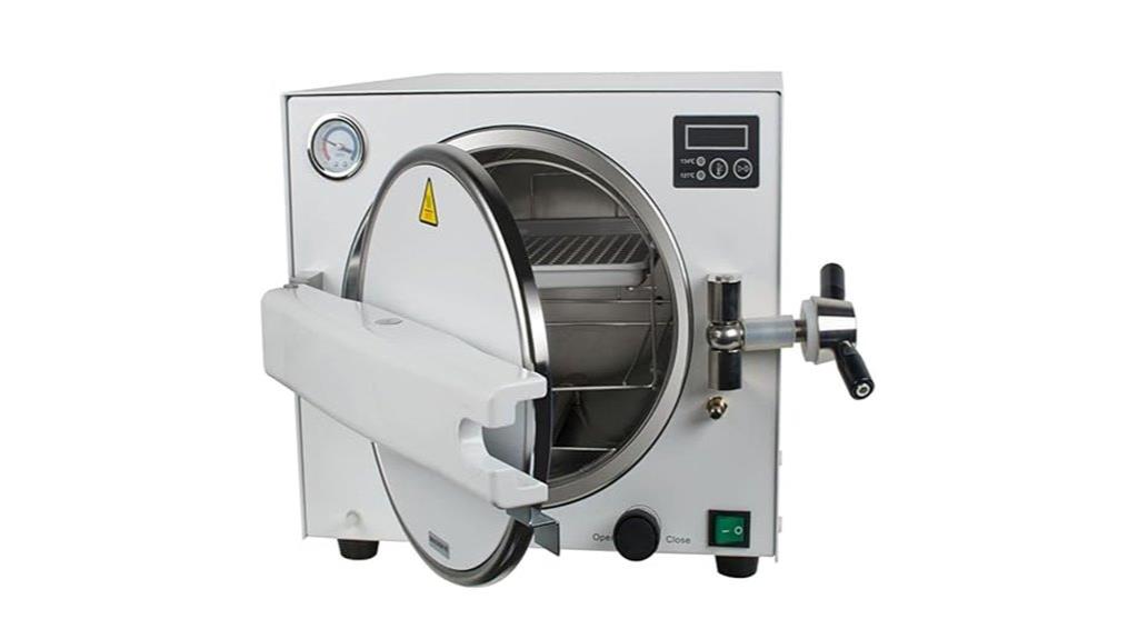 large stainless steel autoclave