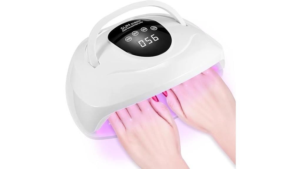 led nail dryer with beads