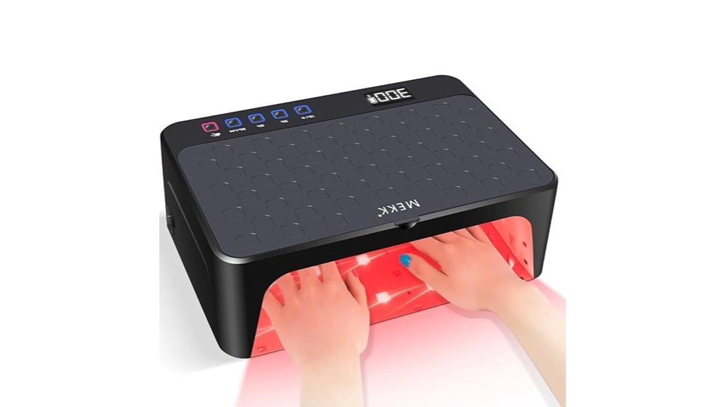 led nail lamp with timer