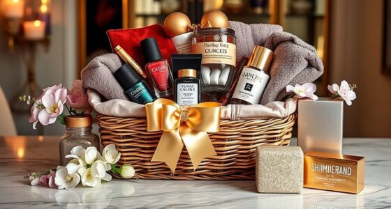 luxury nail care gift baskets