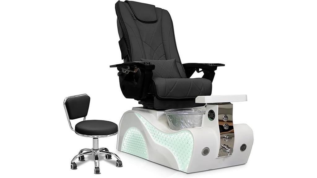 luxury pedicure chair features