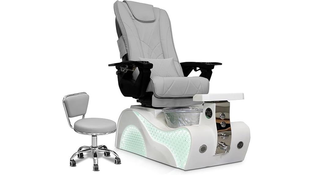 luxury pedicure chair features